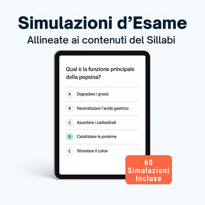 Semestre Filtro Master Bundle: Il pacchetto completo di quiz, simulazioni, appunti e strategie per passare fisica, chimica e biologia al primo colpo